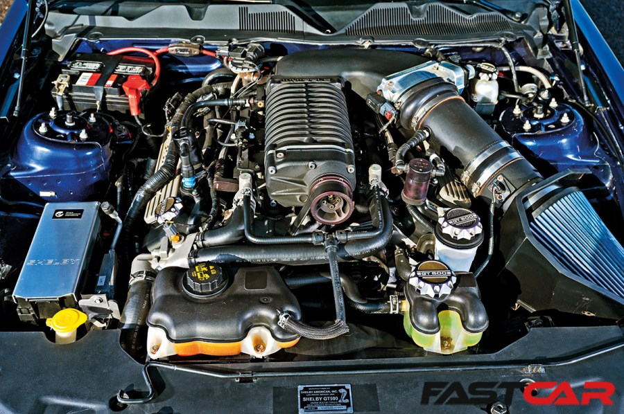 shelby gt500 mustang engine
