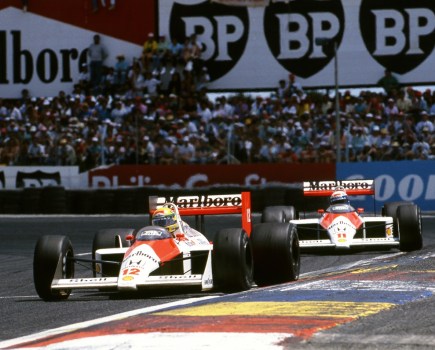 Ayrton Senna and Alain Prost - McLaren MP4/4