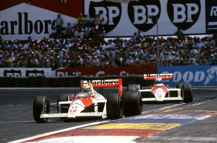 Ayrton Senna and Alain Prost - McLaren MP4/4