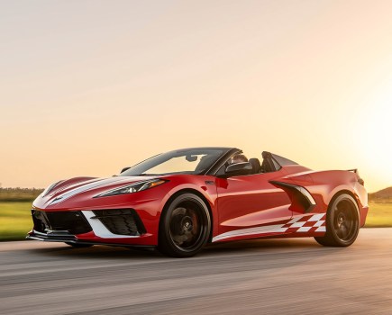 front 3/4 shot of Hennessey C8 Corvette H700