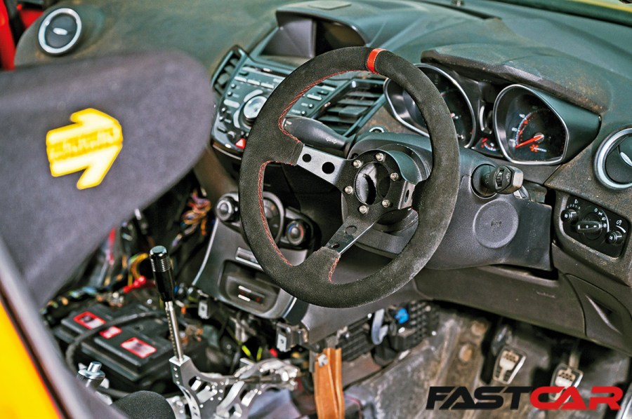 interior of k20-powered Mk7 Fiesta ST