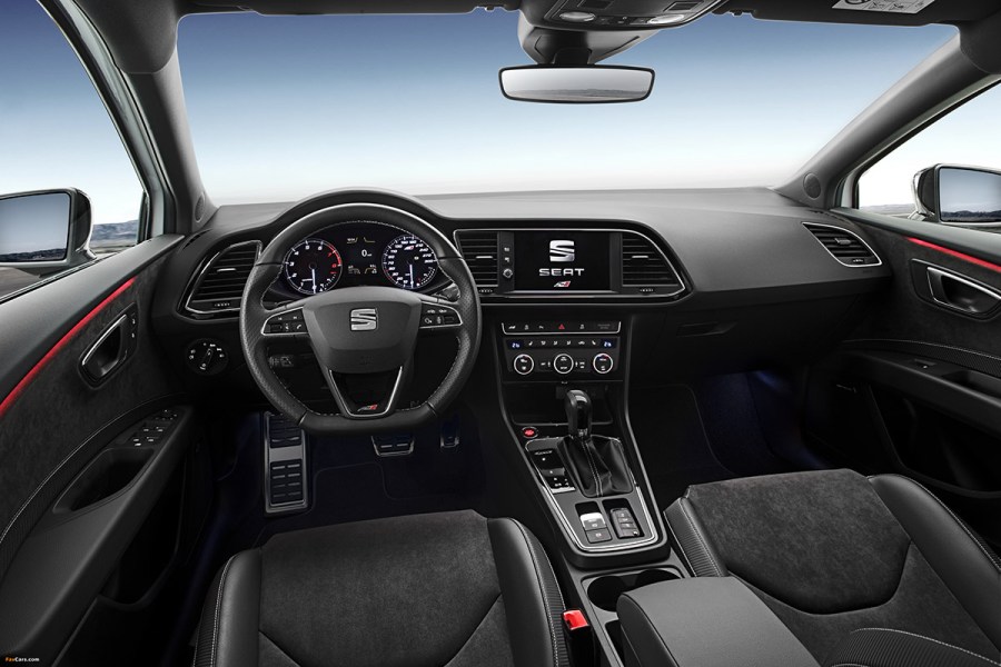 Interior of Seat Leon Cupra Mk3 
