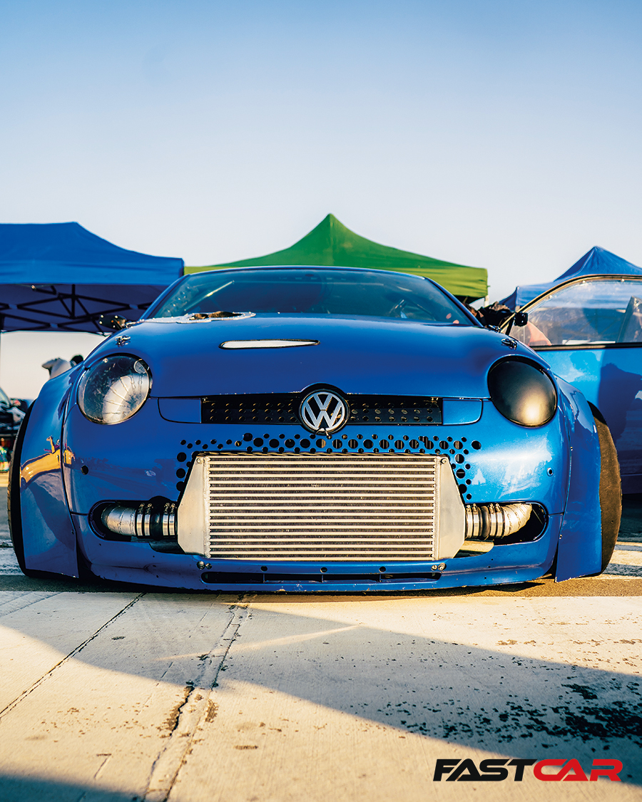 intercooler on twin-engined vw Lupo
