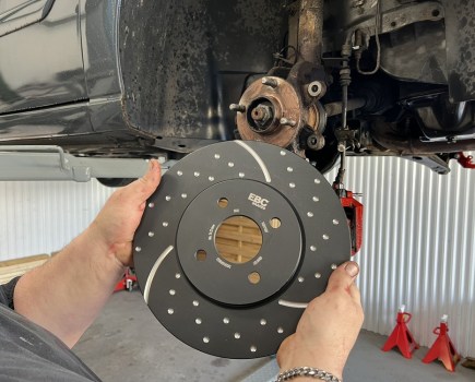 fitting new brake discs