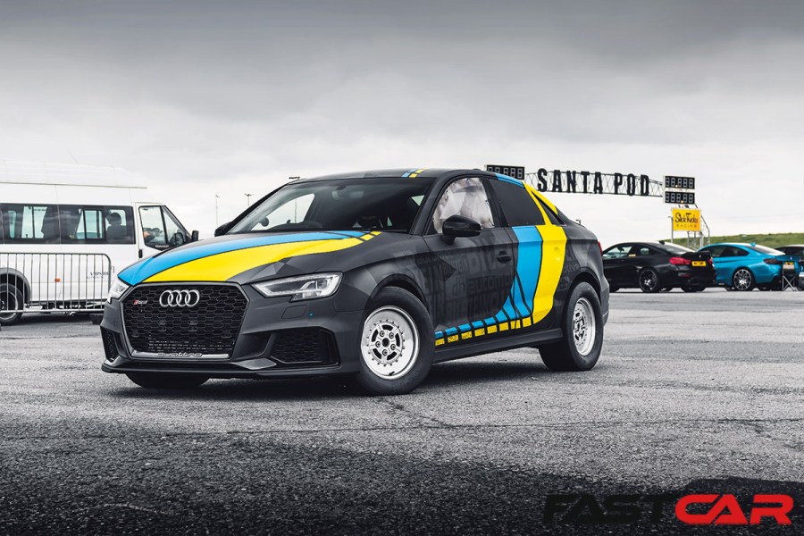 front 3/4 shot of Modified Audi RS3