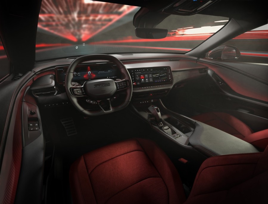 electric Dodge Charger interior