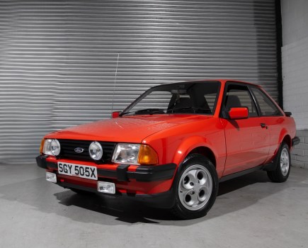 front of 1981 Ford Escort XR3