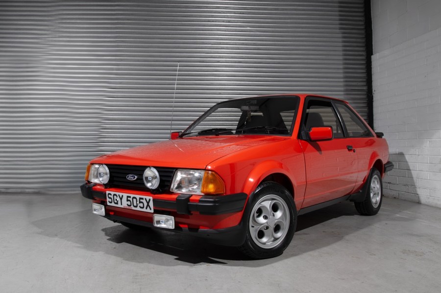 front of 1981 Ford Escort XR3