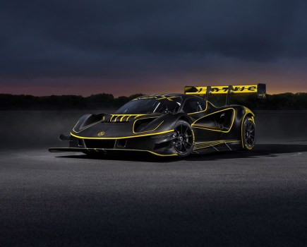 front 3/4 shot of Lotus Evija X