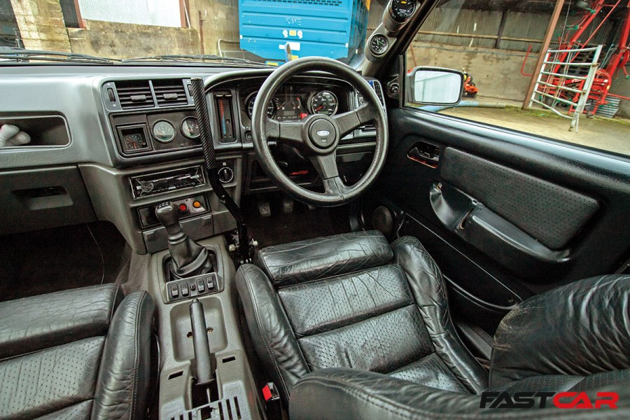 Modified Ford Sierra Sapphire interior 