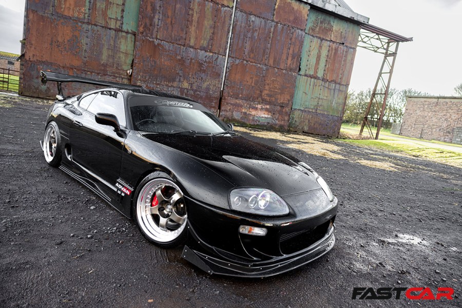 modified toyota supra mk4 front on