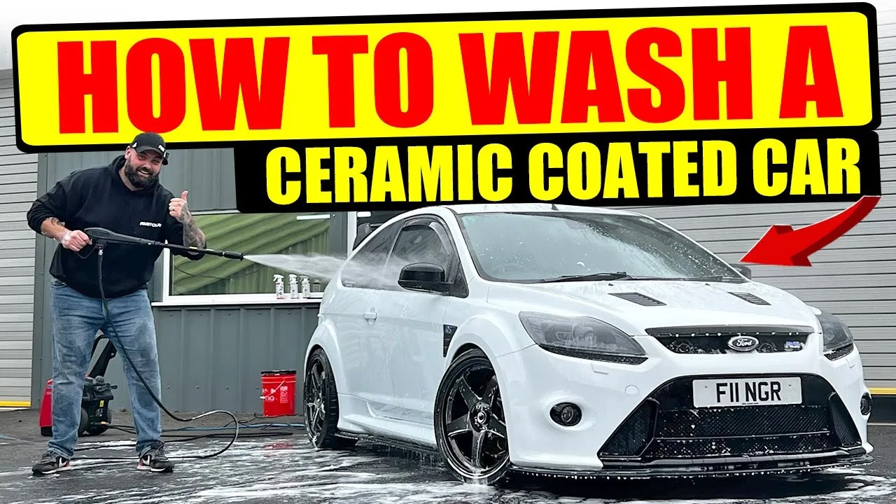 Washing Ceramic Coated Car