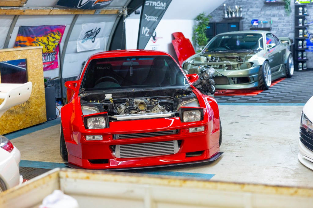Nissan 180SX with LS V8 engine swap