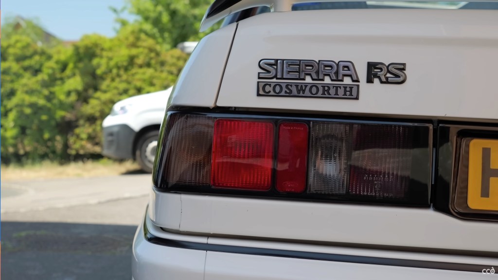 Sierra RS Cosworth rear boot badge