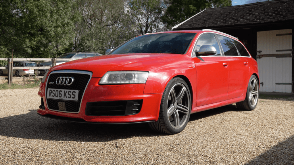 Red Audi RS6 bought for £6500