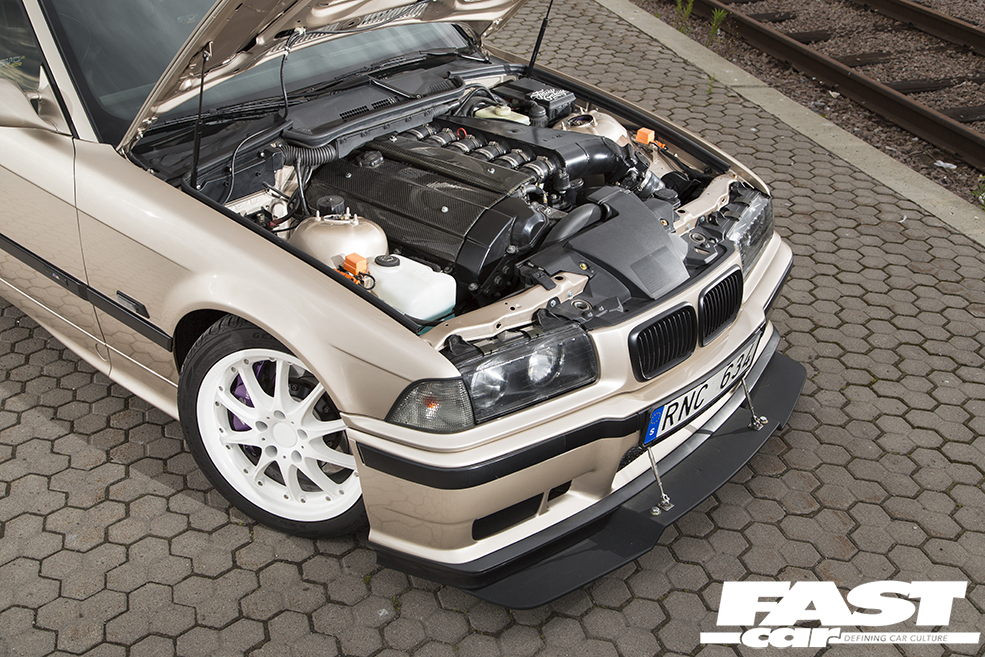  BMW E36 M3 engine exposed