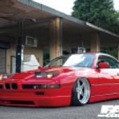 Bagged E31 8 Series front 3/4