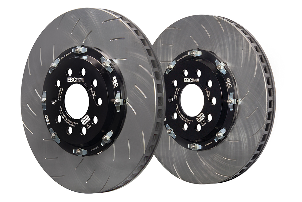 EBC Racing Front Floating SD Rotor Replacement Disc Ring (Front Right) - Audi / B7 / B8 / RS4