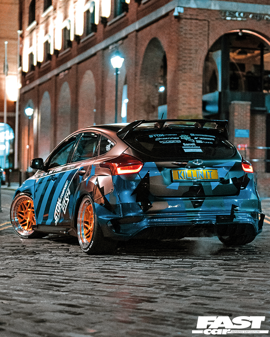 Modified Focus ST Mk3 - rear shot - 10 best forced induction cars
