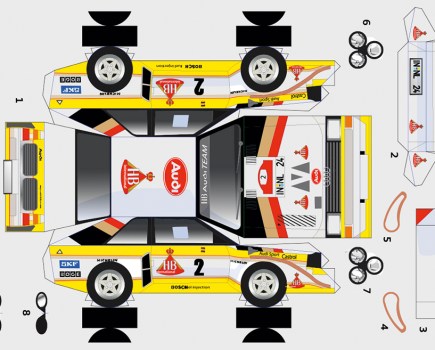 FREE AUDI QUATTRO CUT-OUT CARS