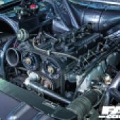Ford Cortina engine close-up