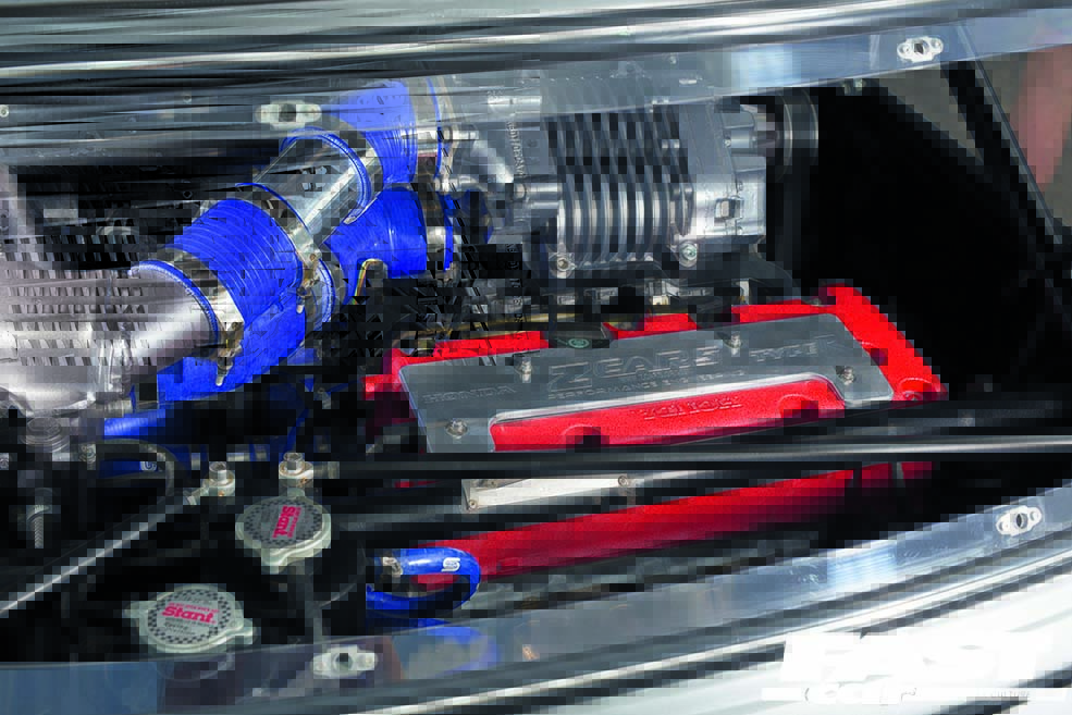 K20 Mini Zears engine close-up