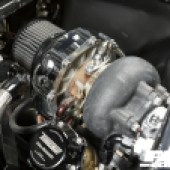Mazda RX-3 engine close-up