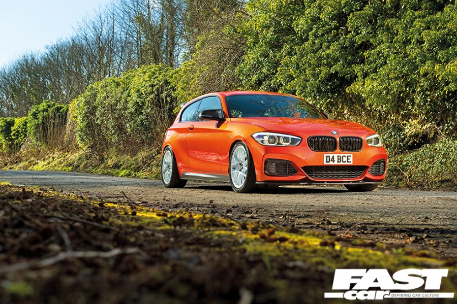 Modified BMW M135i front 3/4