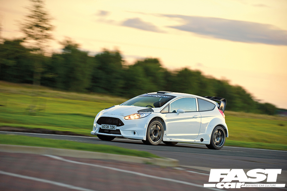 Modified Mk7 Ford Fiesta driving