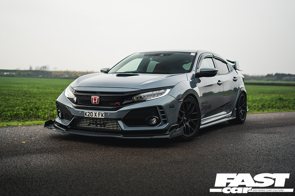 Modified Honda Civic Type R FK8 front right shot