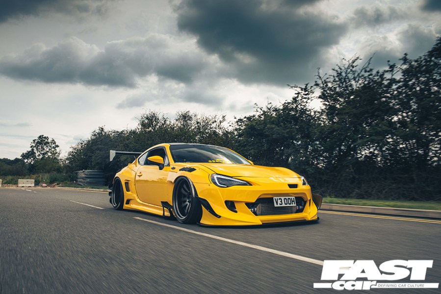 Pandem GT86 on the road