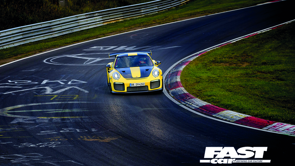 Porsche 911 GT2RS yellow