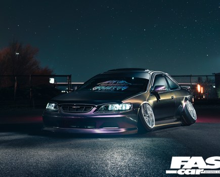 Slammed Honda Accord stanced