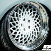 B6 Passat wheel close-up