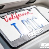 Rotiform license plate