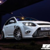 uned mk2 ford focus white 1000bhp modified
